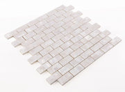 Pearl Large 2x4 Brick Glass Mosaic