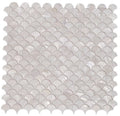 Pearl White 2x2 Scale Glass Mosaic