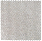 Pearl White 2x6 Arrow Glass Mosaic