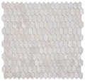 Pearl White 2x6 Arrow Glass Mosaic