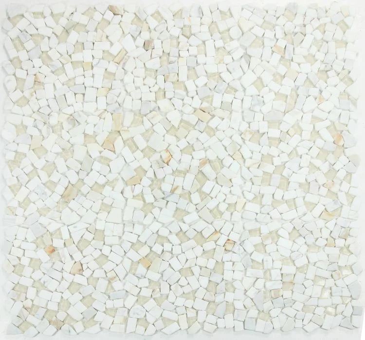 Pebble Calacatta Gold 12x12 Mosaic
