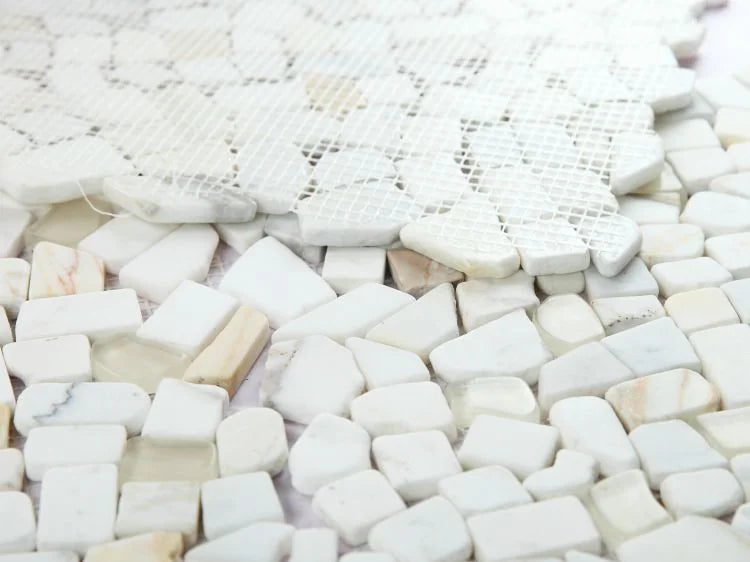 Pebble Calacatta Gold 12x12 Mosaic
