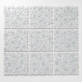 Pebble Carrara 12x12 Marble & Glass Mosaic 12x12_sheet close-up