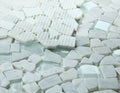 Pebble Carrara 12x12 Marble & Glass Mosaic