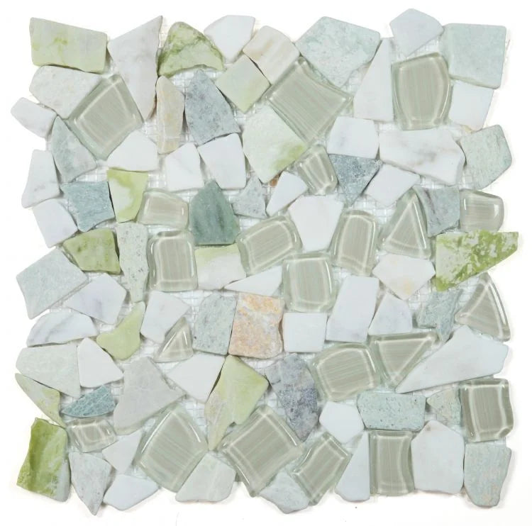Hot Spring Pebble Pebble Spring Random Mosaic — Solidshape