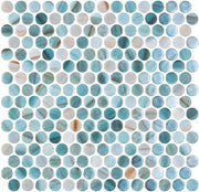 Penny Iridis Zaira 3/4x3/4 Glossy Glass Mosaic