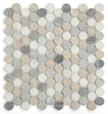 Penny Marble Blue 3/4 Mosaic