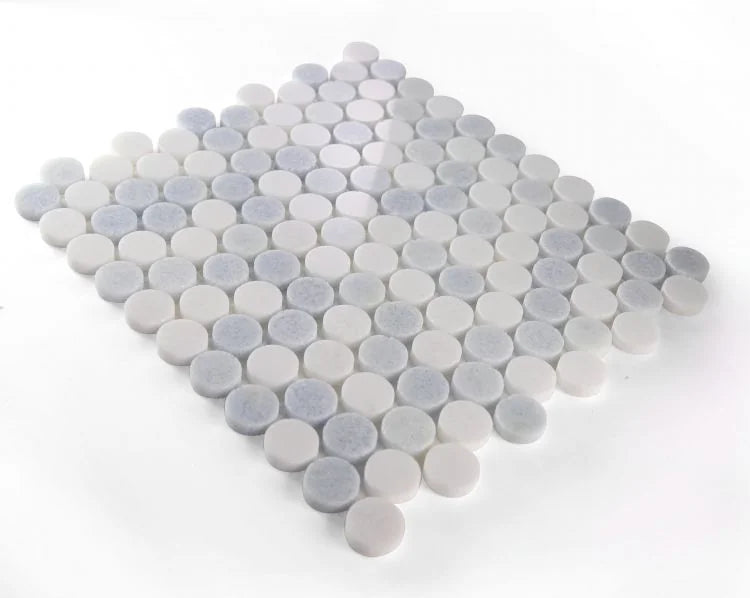 Penny Marble Crystal Ocean 3/4 Mosaic