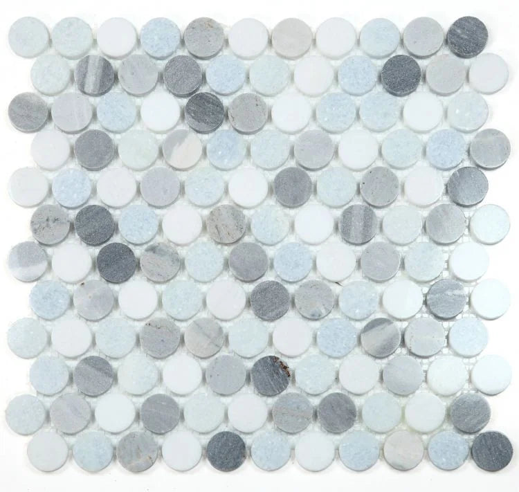 Penny Marble Deep Ocean 3/4 Mosaic