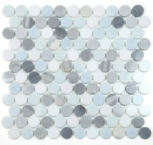 Penny Marble Deep Ocean 3/4 Mosaic