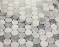 Penny Dusk Polished Marble Mosaic
