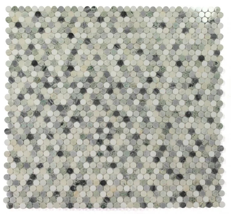 Penny Grassland Marble Mosaic