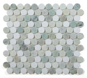 Penny Green Marble Mosaic