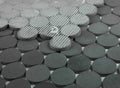 Penny Large 2x2 Honed Basalt Mosaic