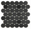 Penny Large 2x2 Honed Basalt Mosaic