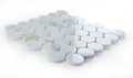 Penny Marble Large Calacatta 2x2 Polished Marble Mosaic