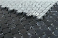 Penny Marble Marquina Penny Round Marble Mosaic
