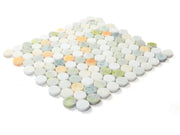 Penny Marble Onyx Penny Round Marble Mosaic