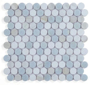 Penny Marble Sky 1x1 Mosaic