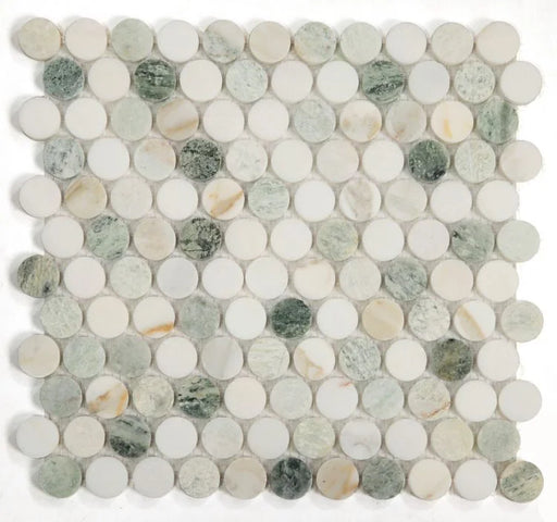Penny Marble Spring 1x1 Mosaic