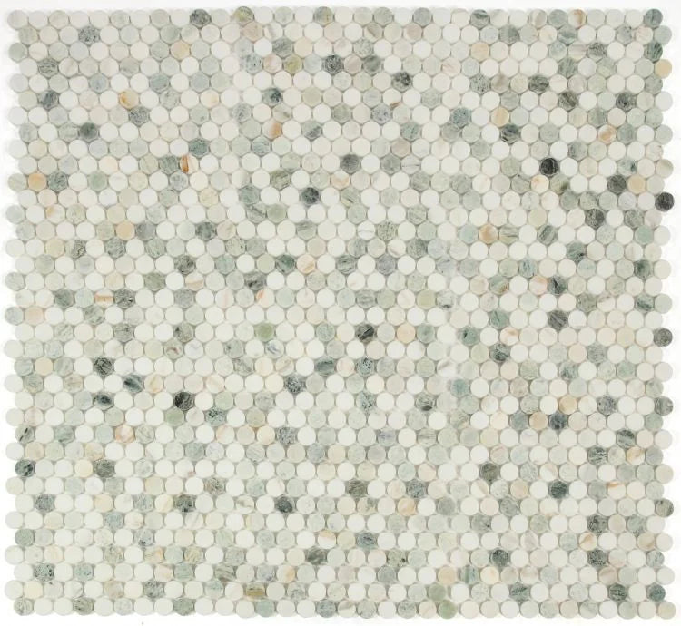 Penny Marble Spring 1x1 Mosaic