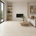 Perla Taj 12x24 Porcelain Tile — Living Room floor