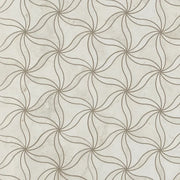 Petal Crema Honed Stone Mesh Pattern Marble Mosaic