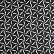 Petal Noir/Blanc Honed Stone Mesh Pattern Marble Mosaic