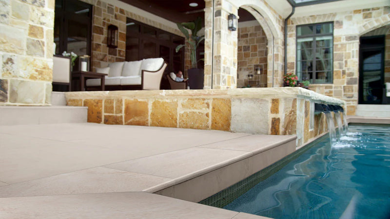 Petra Beige 13x24 Matte Porcelain Pool Coping