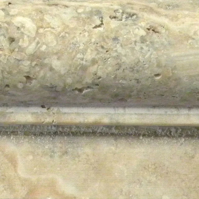 Philadelphia .75x12x01 Unfilled & Honed Travertine Pencil Trim