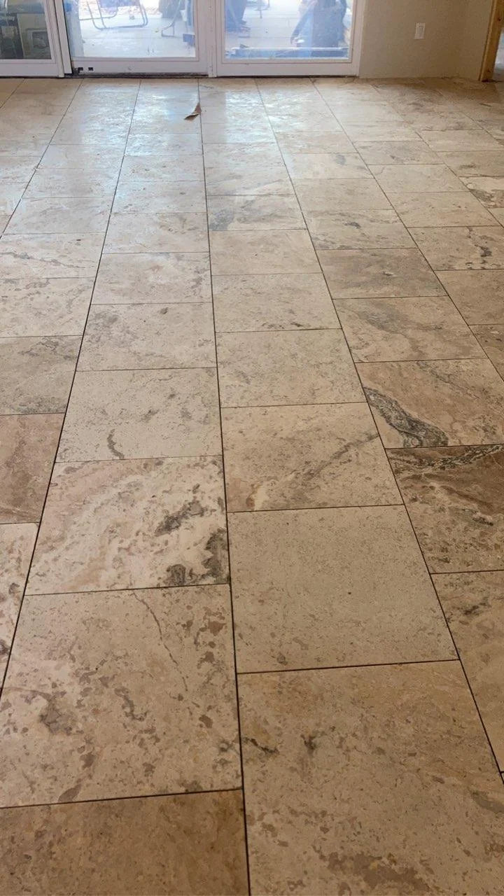 Philadelphia 04x04 Tumbled Travertine Tile