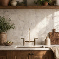 Philadelphia 04x04 Tumbled Travertine Tile 4x4 — Kitchen backsplash