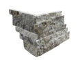 Philadelphia 07x10x07 Split-Face Travertine Corner Ledger Stone
