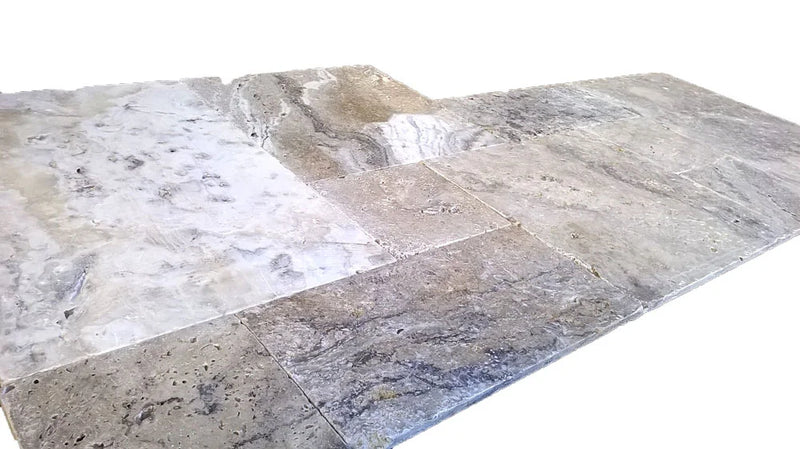 Philadelphia 2x2 Tumbled Travertine 3D Mosaic Tile
