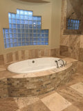Philadelphia 1x2 Tumbled Travertine Mosaic Tile