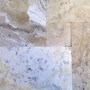 Philadelphia 1x2 Tumbled Travertine Mosaic Tile