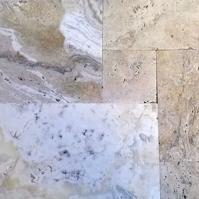 Philadelphia 1x2 Tumbled Travertine Mosaic Tile