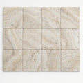 Philadelphia 6x6 Tumbled Travertine Tile close-up