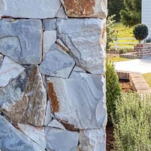 Philadelphia Irregular Travertine Veneer Random Ledger Stone