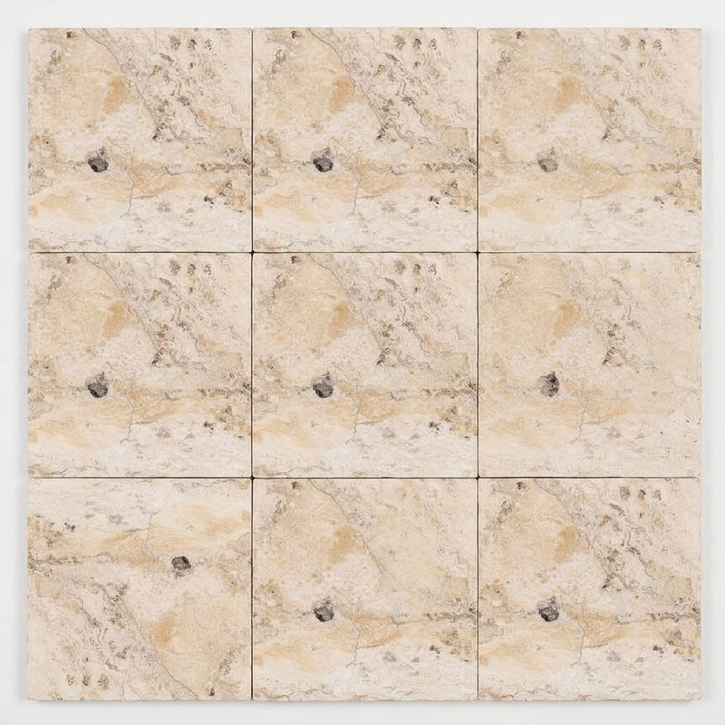 Philadelphia Travertine 12x12 Filled & Honed Travertine Tile close-up