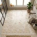 Philadelphia Travertine 12x12 Filled & Honed Travertine Tile — Sunroom floor