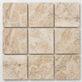Philadelphia Travertine 12x12 Tumbled Travertine Tile close-up