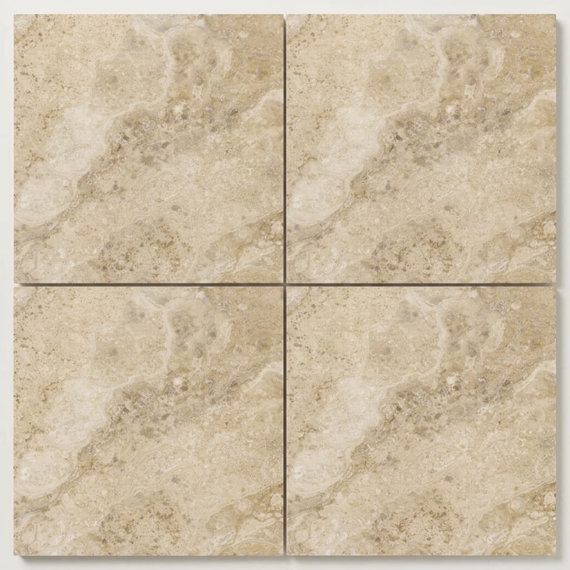 Philadelphia Travertine 18x18 Filled & Honed Travertine Tile close-up