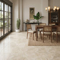Philadelphia Travertine 18x18 Filled & Honed Travertine Tile — Living Room floor