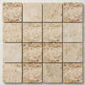 Philadelphia Travertine 4x4 Tumbled Travertine Tile close-up