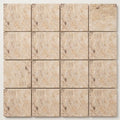 Philadelphia Travertine 6x6 Tumbled Travertine Tile close-up