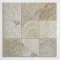 Philadelphia Travertine Paver 12x12 Tumbled 1.25 inch close-up