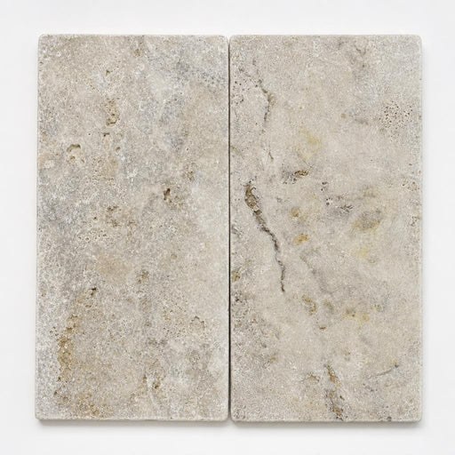 Philadelphia Travertine Paver 12x24 Tumbled 1.25 inch close-up