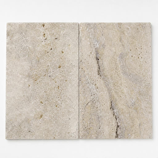 Philadelphia Travertine Paver Tumbled Beige 16x24-inch close-up