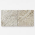 Philadelphia Travertine Paver 24x24 Tumbled 1.25 inch close-up